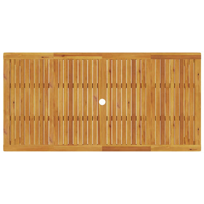 Set da Pranzo per Giardino 9 pcs Marrone