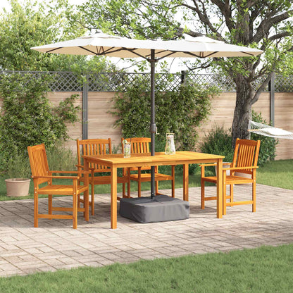 Set da Pranzo per Giardino 5 pcs Marrone