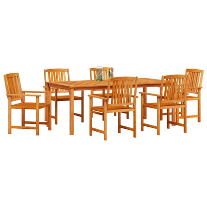 Set da Pranzo per Giardino 7 pz Marrone | homemem39
