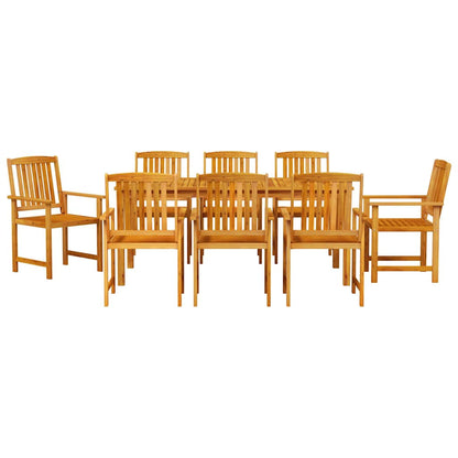 Set da Pranzo per Giardino 9 pcs Marrone | homemem39