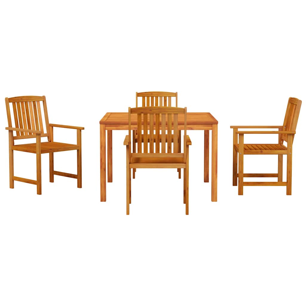 Set da Pranzo per Giardino 5 pcs Marrone | homemem39