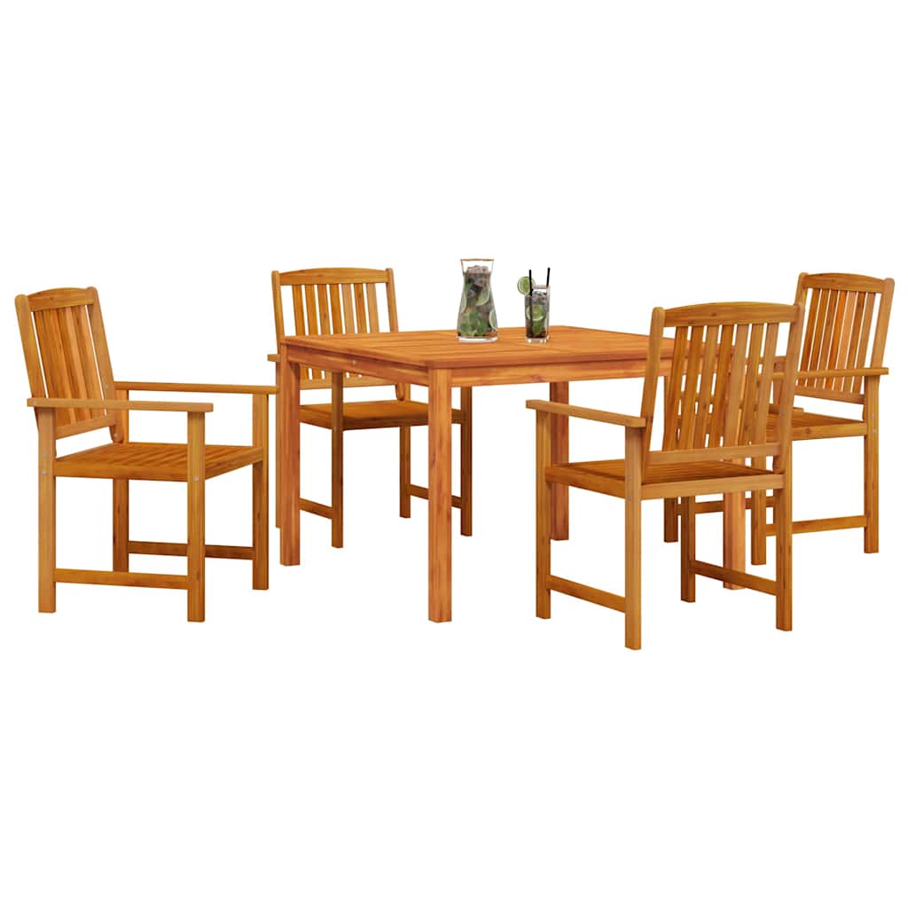Set da Pranzo per Giardino 5 pcs Marrone | homemem39