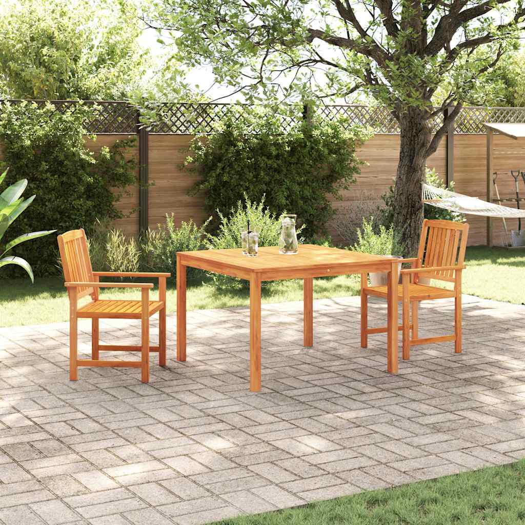 Set da Pranzo per Giardino 3 pcs Marrone - homemem39