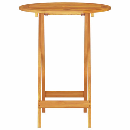 Set Bistro Pieghevole 3 pcs Marrone legno massello di acacia - homemem39