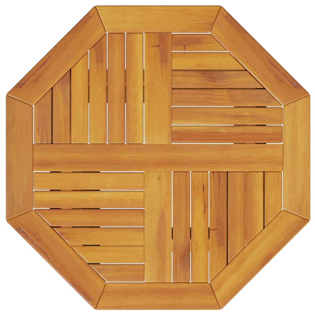 Set Bistro Pieghevole 3 pcs Marrone Legno di Acacia Massello | homemem39