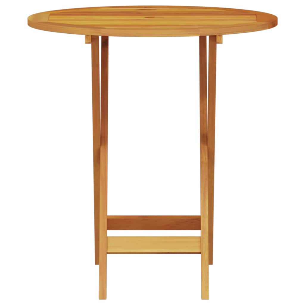 Set Bistro Pieghevole 3 pcs Marrone legno massello di acacia - homemem39