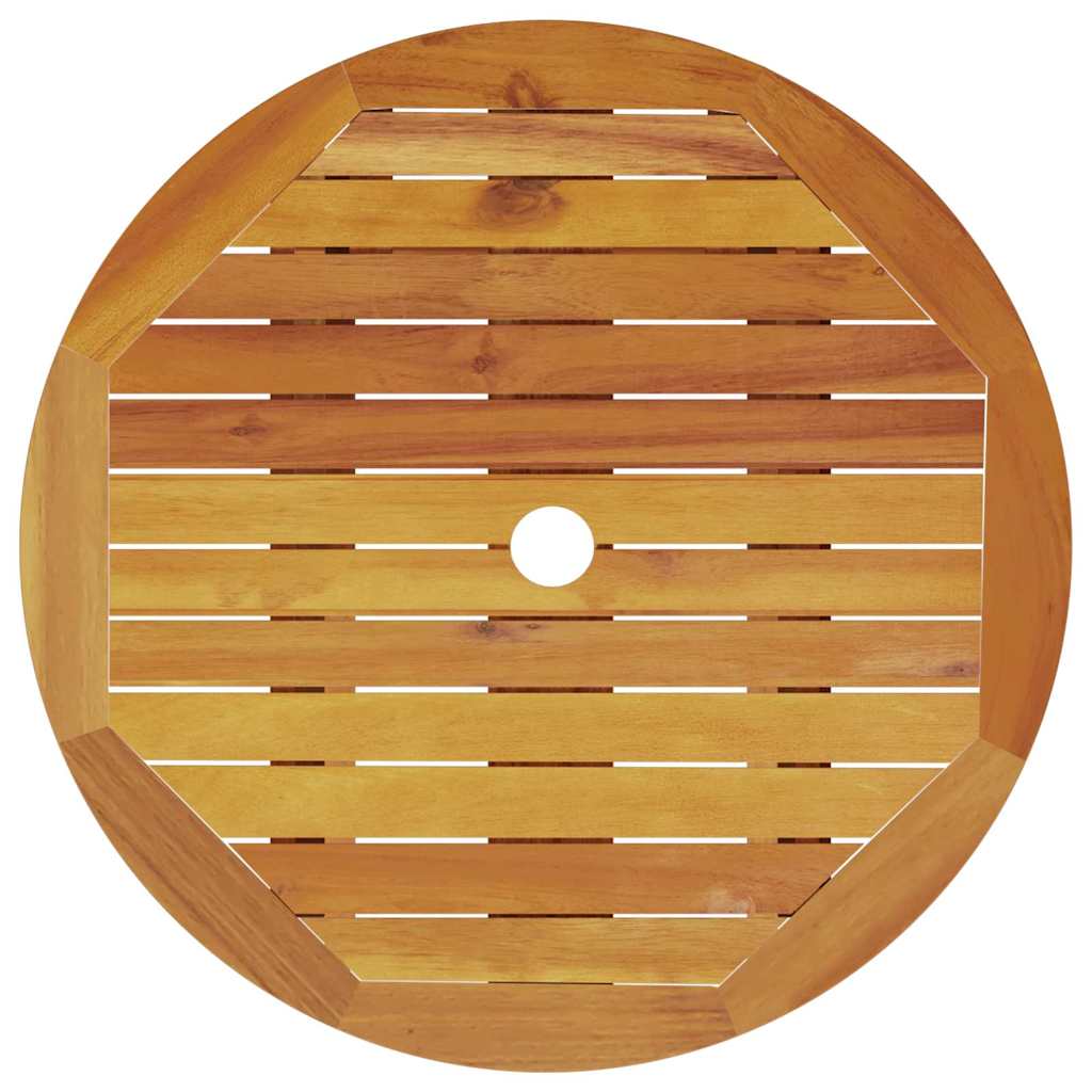 Set Bistro Pieghevole 3 pcs Marrone Legno di Acacia Massello | homemem39
