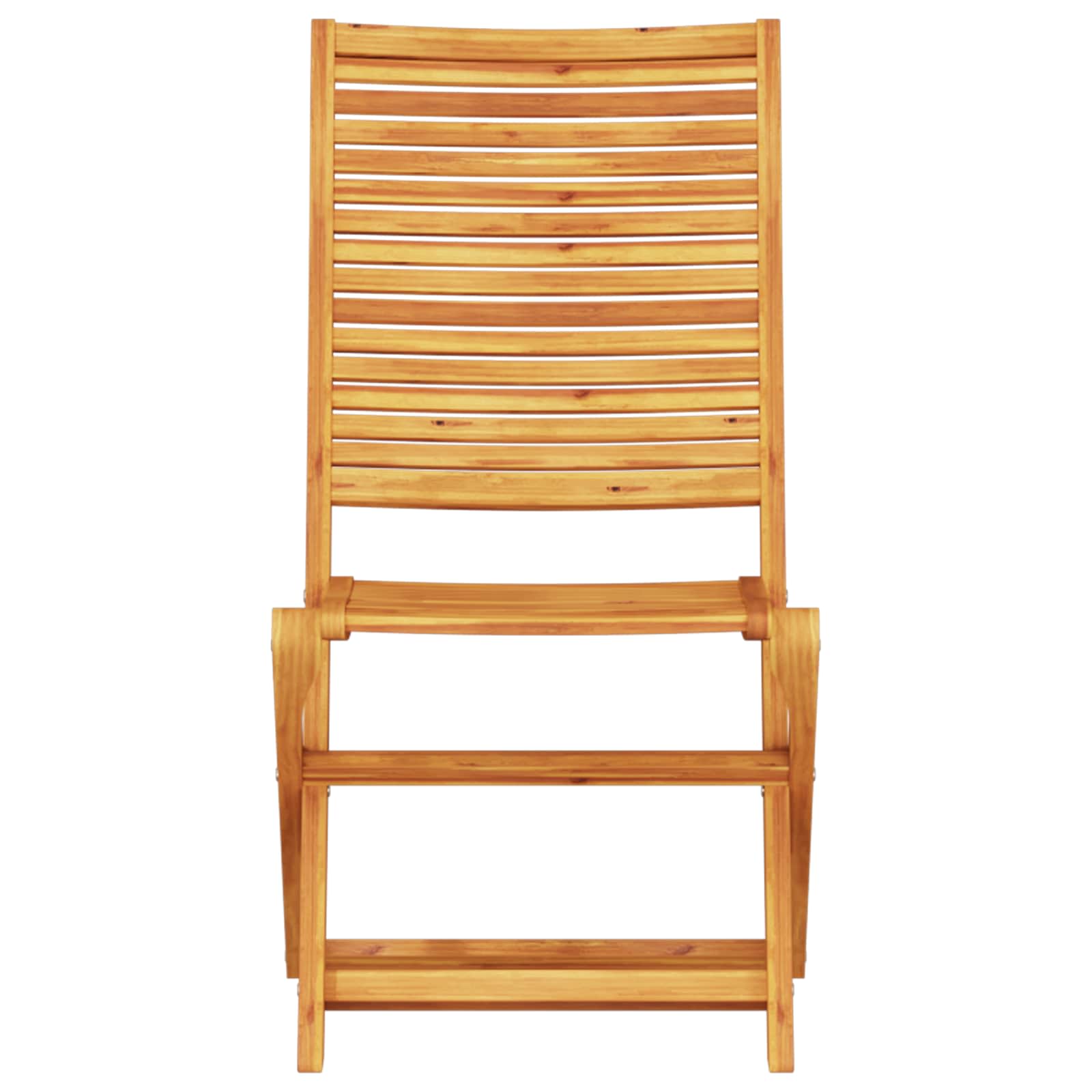 Set Bistro Pieghevole 3 pcs Marrone Legno di Acacia Massello | homemem39