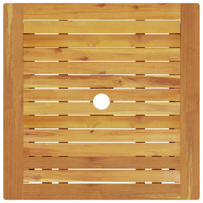 Set Bistro Pieghevole 3 pcs Marrone Legno di Acacia Massello | homemem39