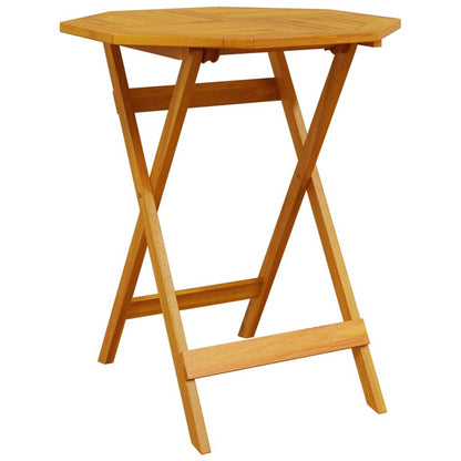 Set Bistro Pieghevole 3 pcs Marrone Legno di Acacia Massello | homemem39