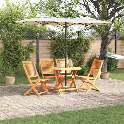 Set da Pranzo per Giardino 5 pcs Marrone | homemem39