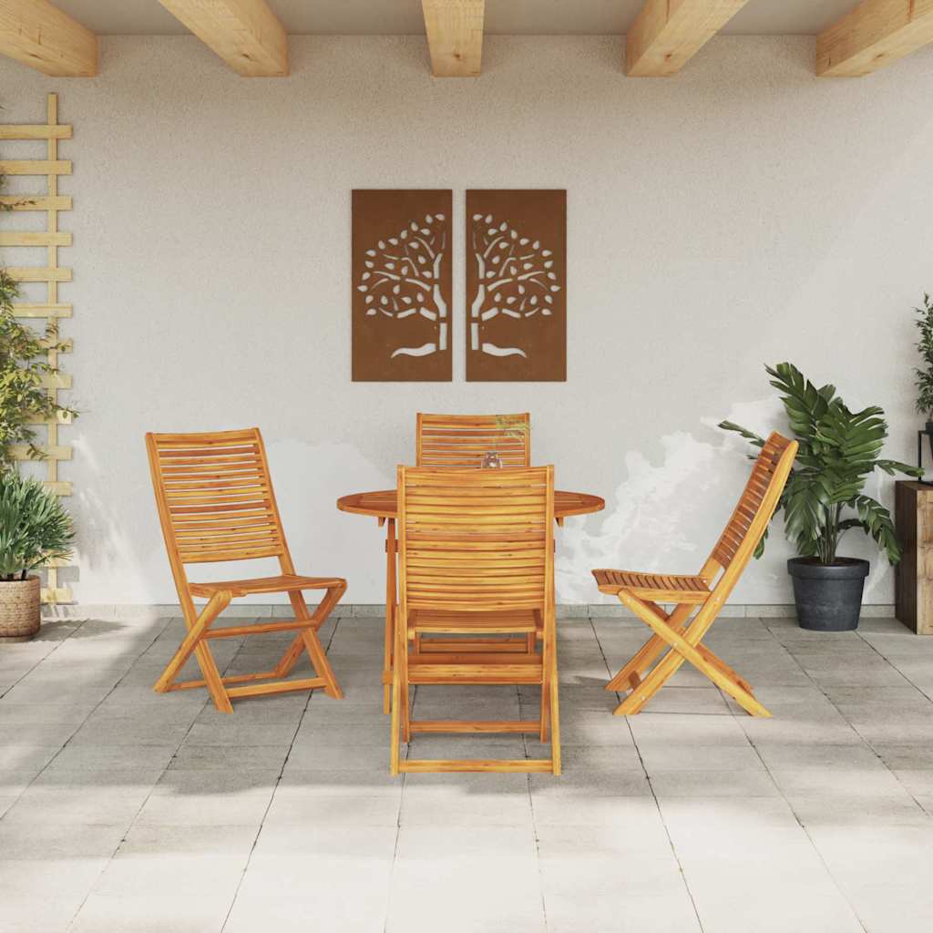 Set da Pranzo per Giardino 5 pcs Marrone | homemem39