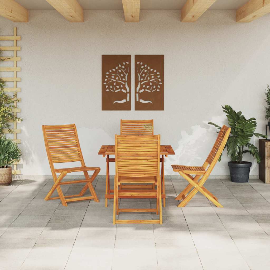 Set da Pranzo per Giardino 5 pcs Marrone | homemem39