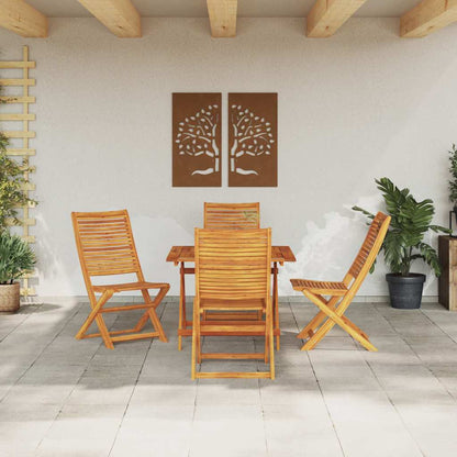 Set da Pranzo per Giardino 5 pcs Marrone | homemem39