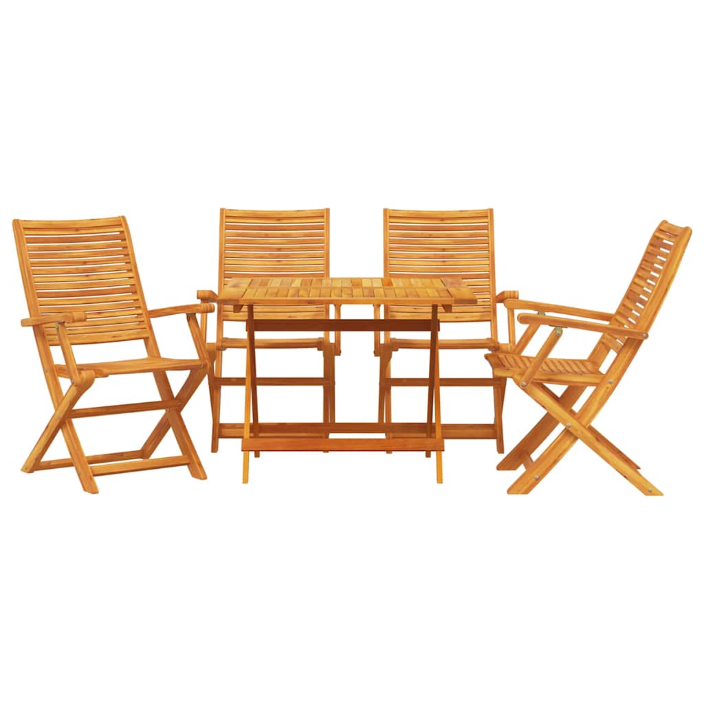 Set da Pranzo per Giardino 5 pcs Marrone | homemem39