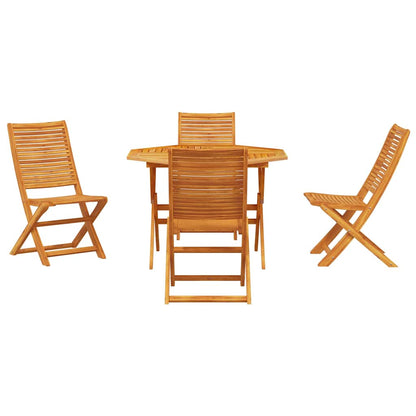 Set da Pranzo per Giardino 5 pcs Marrone | homemem39