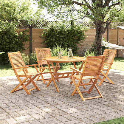 Set da Pranzo per Giardino 5 pcs Marrone | homemem39