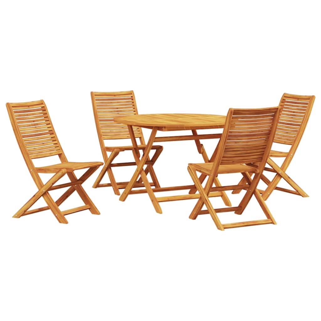 Set da Pranzo per Giardino 5 pcs Marrone | homemem39