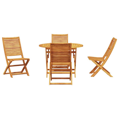 Set da Pranzo per Giardino 5 pcs Marrone | homemem39