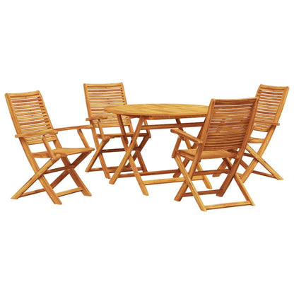 Set da Pranzo per Giardino 5 pcs Marrone | homemem39