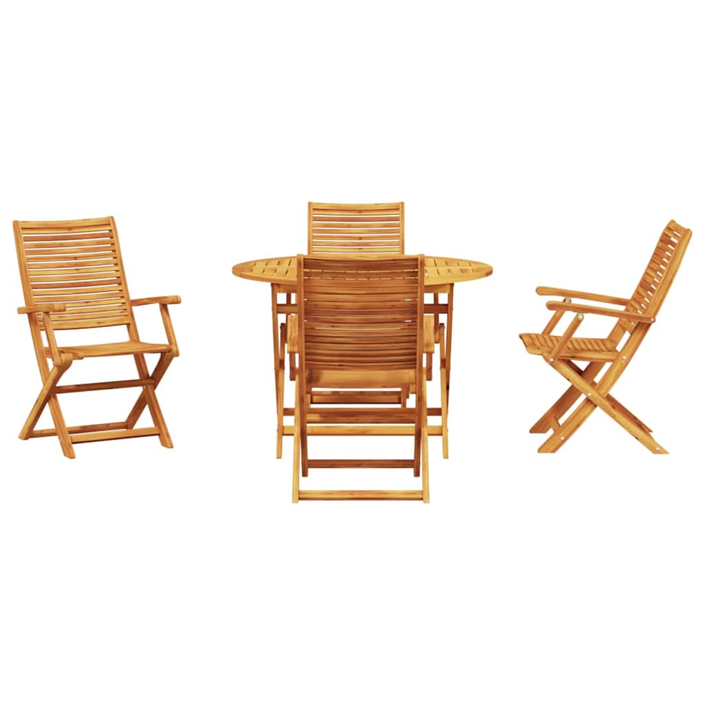 Set da Pranzo per Giardino 5 pcs Marrone | homemem39
