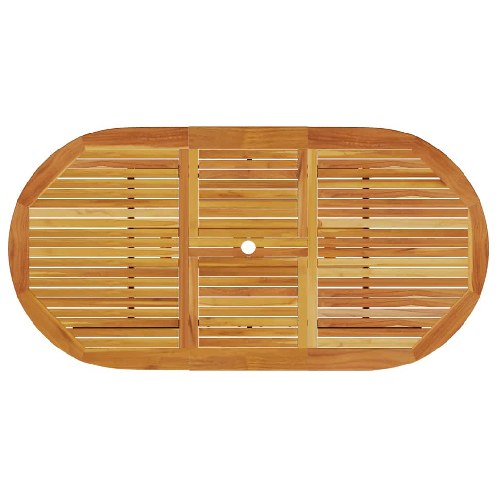 Set da Pranzo per Giardino 7 pz Marrone | homemem39