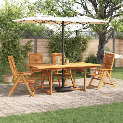 Set da Pranzo per Giardino 5 pcs Marrone | homemem39
