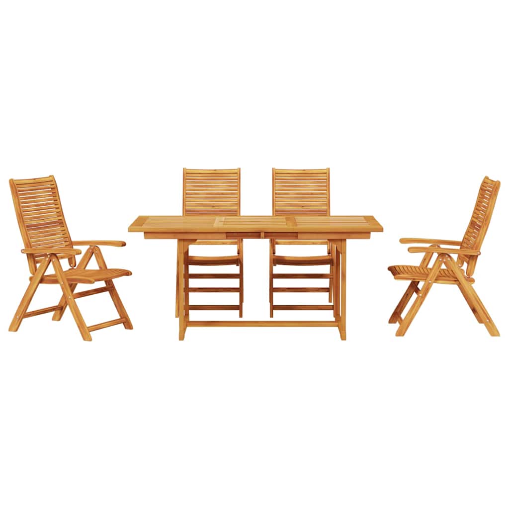 Set da Pranzo per Giardino 5 pcs Marrone | homemem39