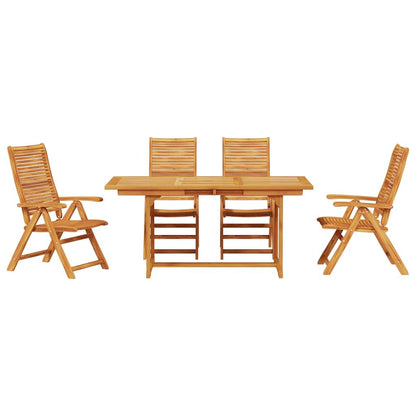 Set da Pranzo per Giardino 5 pcs Marrone | homemem39