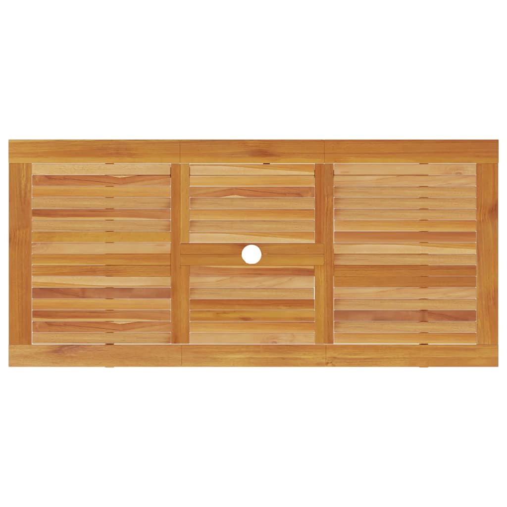 Set da Pranzo per Giardino 7 pz Marrone | homemem39