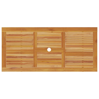Set da Pranzo per Giardino 7 pz Marrone | homemem39