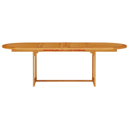 Set da Pranzo per Giardino 9 pcs Marrone | homemem39