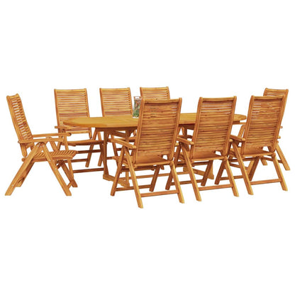Set da Pranzo per Giardino 9 pcs Marrone | homemem39