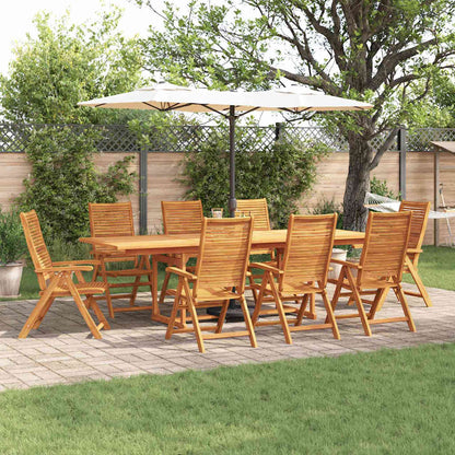 Set da Pranzo per Giardino 9 pcs Marrone | homemem39
