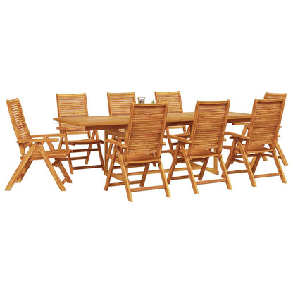Set da Pranzo per Giardino 9 pcs Marrone | homemem39