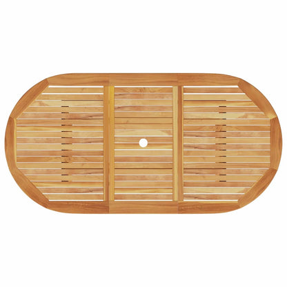 Set da Pranzo per Giardino 5 pcs Marrone - homemem39