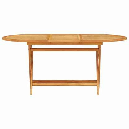 Set da Pranzo per Giardino 7 pcs Marrone - homemem39