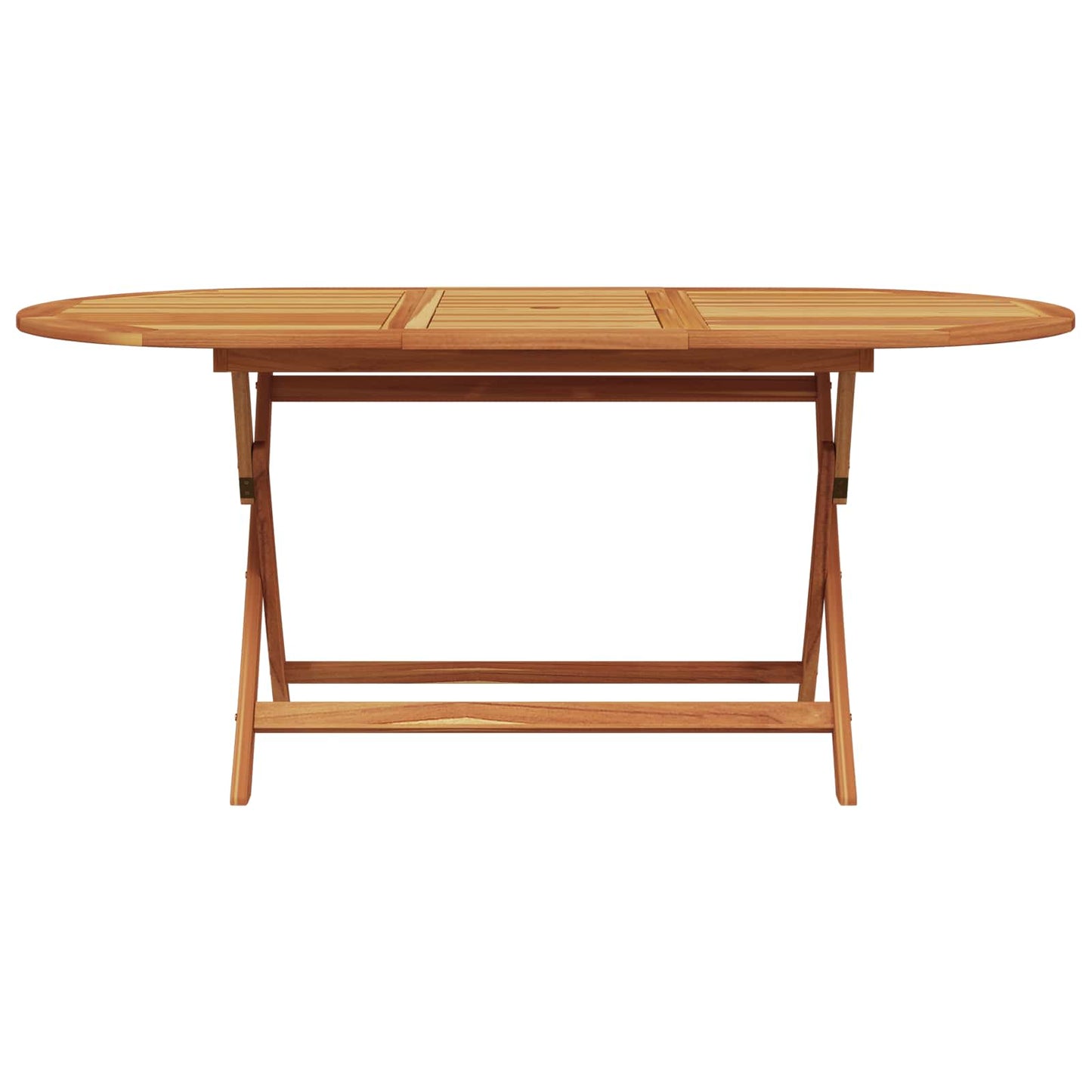 Set da Pranzo per Giardino 7 pcs Nero Legno di Acacia Massello