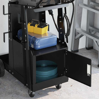 Carrello per saldatura Nero 90 x 46 x 96 cm Acciaio