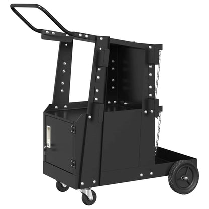 Carrello per saldatura Nero 90 x 46 x 96 cm Acciaio