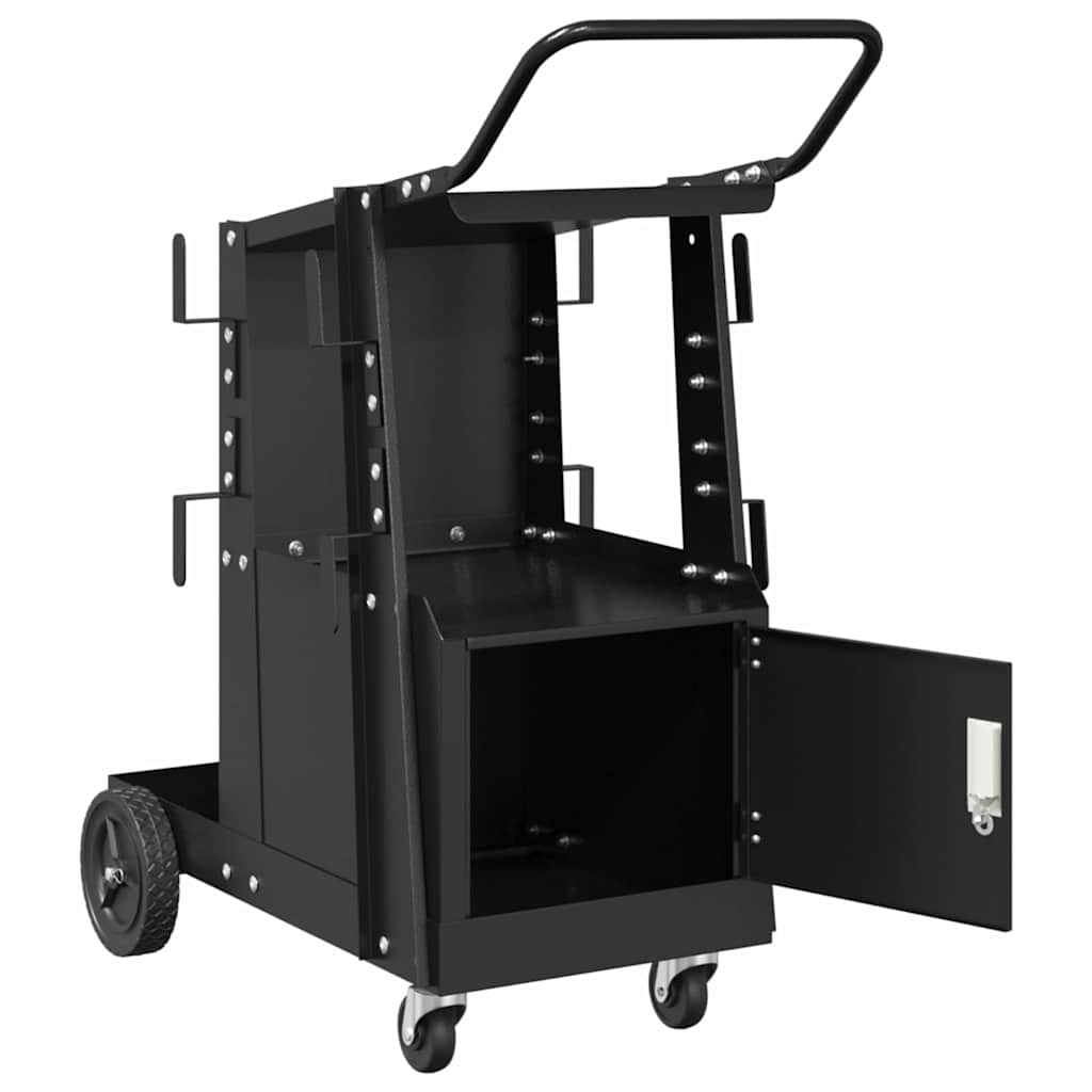Carrello per saldatura Nero 90 x 46 x 96 cm Acciaio