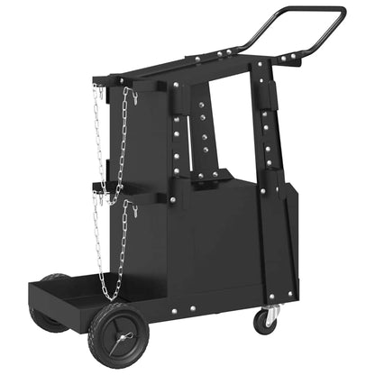 Carrello per saldatura Nero 90 x 46 x 96 cm Acciaio