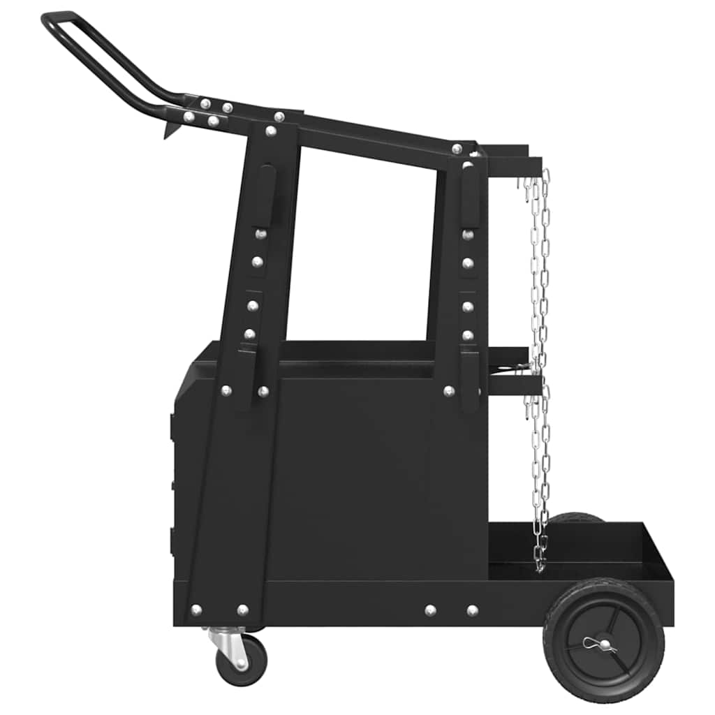 Carrello per saldatura Nero 90 x 46 x 96 cm Acciaio