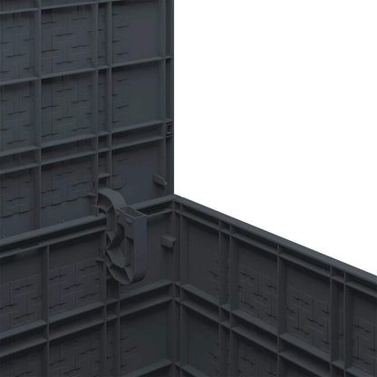 Scatola di Stoccaggio per Giardino Antracite 55 x 53 x 57 cm