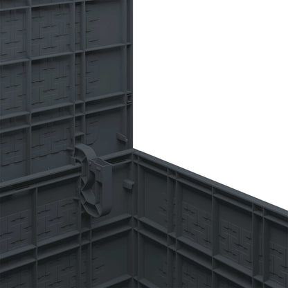 Scatola di Stoccaggio Antracite 55 x 53 x 57 cm Polipropilene