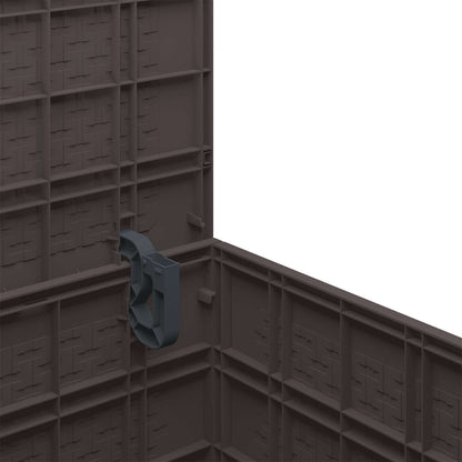 Scatola di Stoccaggio Marrone 55 x 53 x 57 cm Polipropilene