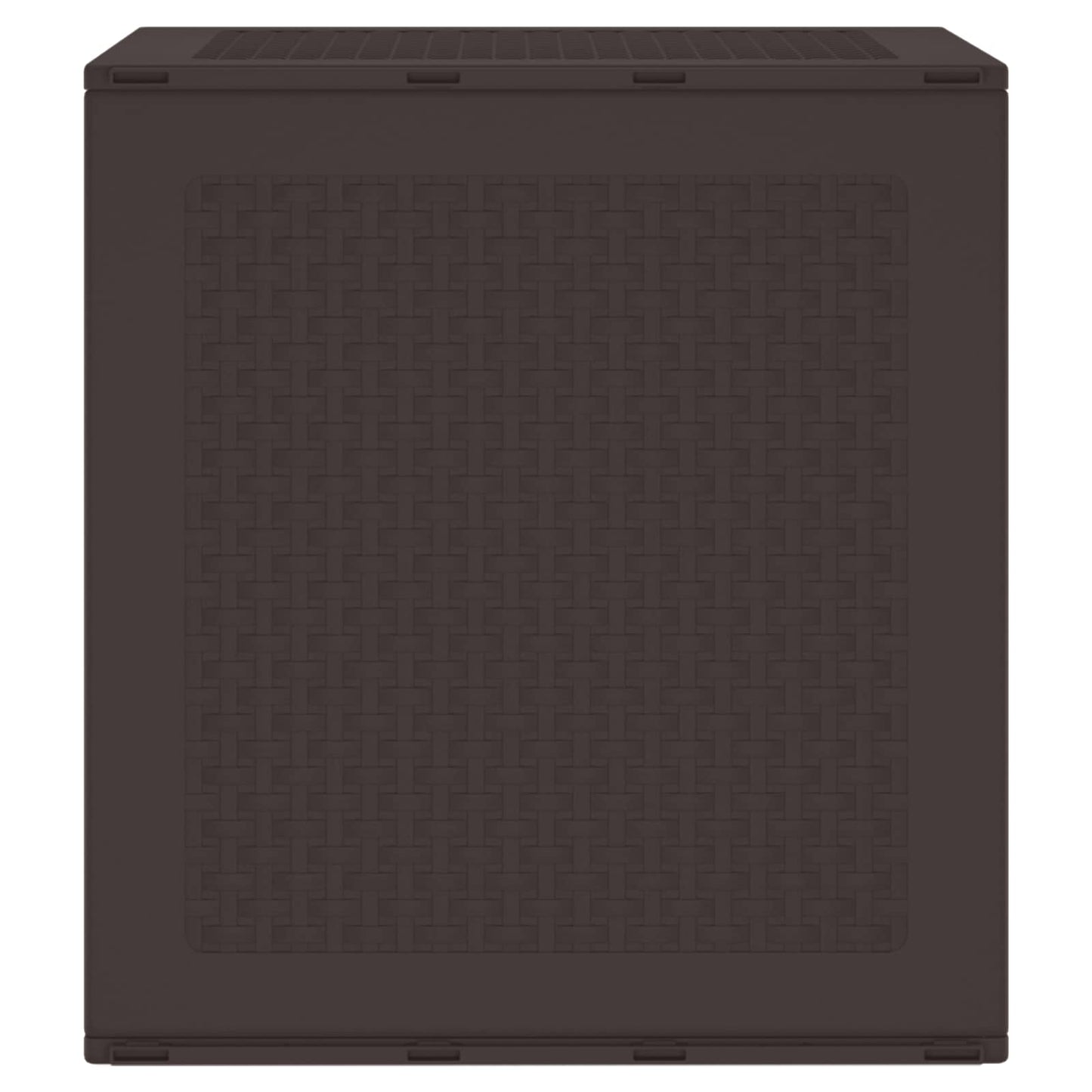 Scatola di Stoccaggio Marrone 55 x 53 x 57 cm Polipropilene