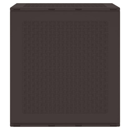 Scatola di Stoccaggio Marrone 55 x 53 x 57 cm Polipropilene