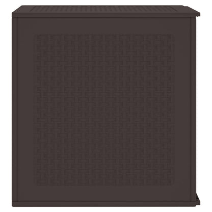 Scatola di Stoccaggio Marrone 55 x 53 x 57 cm Polipropilene