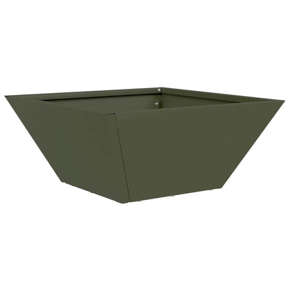 Vaso a Ciotola da Giardino 5 pcs Oliver verde 35 x 35 x 15 cm